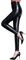 Damen PU Leder Leggings, hohe Taille, fleecegefüttert-Black-M