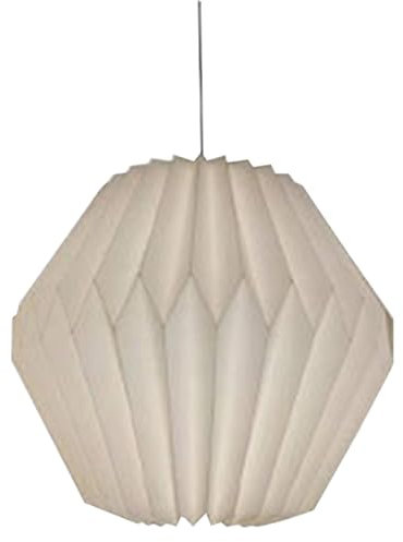 NASSMOSSE Papierlampenschirme für Deckenlichter Nordic Origami Paper Light Shades Decke Klappbares Papier Pendellant