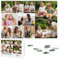 Custom Puzzles with Your 1 to 10 Photos, Text 300, 500, 1000 Pieces Personalised Jigsaw Puzzle Wooden Customised Picture Puzzle Birthday, Wedding, Festivals for Women Men, 1000pcs, 10 Images