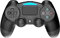 AKUMA ISEKAI P01 manette sans fil, prise jack, boutons programmables, Compatible PS4/PS3/PC - Noir