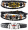 HTGWCG Bracelet Vintage Anime 3pcs Bracelets en Cuir Tressé, Accessoires en Forme De Crâne Et en Cuir Tressé Joli Décoration pour Couple Applicables aux Accessoires de Cosplay Décoration de Poignet