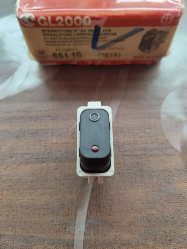 Interruttore Bipolare luminoso 16A Legrand Molveno GL2000 art. 2616