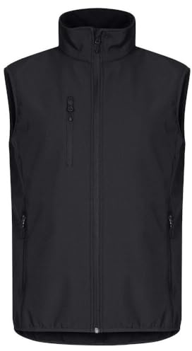 Clique - Classic Softshelljacke für Herren (XL) (Schwarz)
