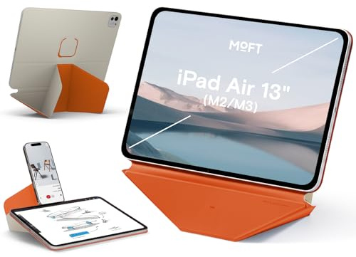 MOFT Dynamic Folio Hülle für iPad Air 13 (M4 2026 / M3 2025 / M2 2024) | 20+ Blickwinkel | Ultra-dünn | Schlank | Nahtlos Snap-on | Magnetständer | Tragbar | Zweifarbig | Auto Wake/Sleep