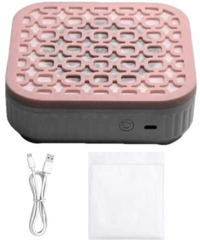 ZHUMCCY Nagel-Staubsammler, 5500 U/min, Ventilator mit Filter, 2 Modi, leise, wiederaufladbar, leistungsstarker Staubsammler für Nägel, für Anfänger, Pediküre, Salon, Hausreinigung