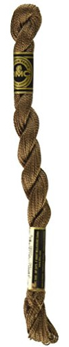 DMC 115 5-839 Pearl Cotton Thread, Dark Beige Brown, Size 5