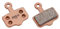 BBB Cycling Fahrrad Bremsbeläge Discstop Hp Organic / Sintered High Performance Bike Disc BBS-441, One size, Copper