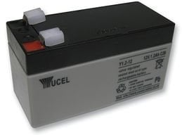 Yucel 1.2amp 12volt alarm panel battery
