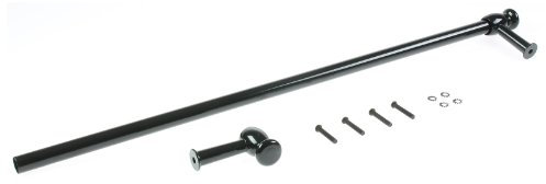 First4spares 'Cut to size' Door Handle/Towel Rail for Stoves Oven Cookers (600mm, Black)