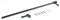 First4spares 'Cut to size' Door Handle/Towel Rail for Stoves Oven Cookers (600mm, Black)