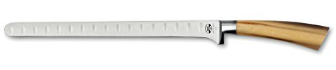 Coltellerie Berti Coltello Da Salmone Forgiato Cornotech Marrone