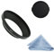 SIOTI Camera Wide Angle Metal Lens Hood with Cleaning Cloth and Lens Cap Compatible with Leica/Fuji/Nikon/Canon/Samsung Standard Thread Lens