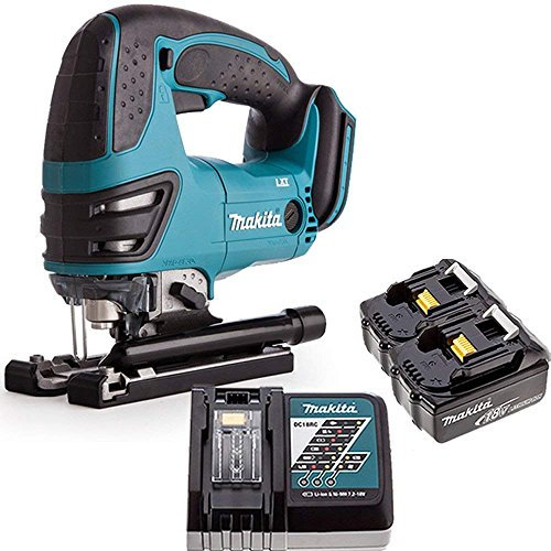 Makita DJV180Z 18V Cordless Li-ion Jigsaw + 2 x 5Ah BL1850 Batteries & Charger