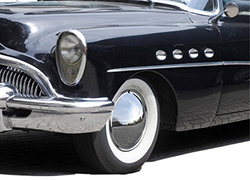 Universell passendes Radzierblendenset (4 Stück) 15 Zoll - Moon Caps für PKW, Oldtimer, Youngtimer~