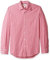 Amazon Essentials Chemise en Popeline à Manches Longues Coupe Ajustée Homme, Rouge Motif Vichy, M
