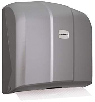 SANISMART Handtuchspender Wisteria für 300 Blatt Z-Falz max. 25 cm, Farben:Silber