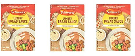 Schwartz Packet Sauce Range (Luxury Bread Sauce 3 x 40g)