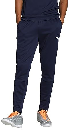 PUMA Herren Pants Teamliga Training Pants, Peacoat-puma White, L