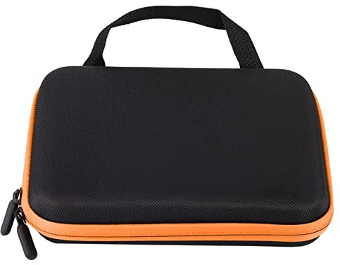 Jenngaoo 63 Flasche ätherische Öle Aufbewahrungskoffer - 3ml Ätherisches Öl Tragetasche Aufbewahrungsbox für Reisen - 8.5 x 6.8 x 1.9 Zoll(Orange)