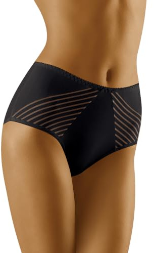 Wolbar Slip Damen Musterlos Hoher Bund WB304