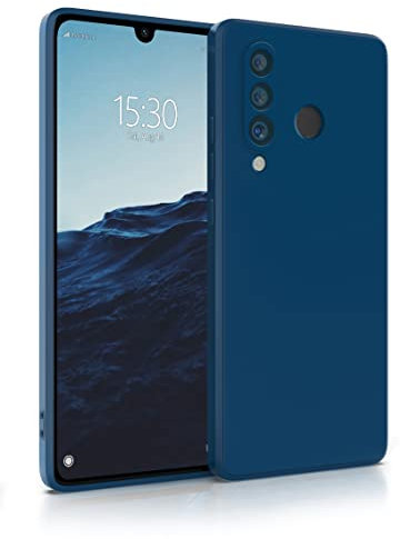 MyGadget Cover per Huawei P30 Lite - Custodia Protettiva in Silicone Morbido – Case TPU Flessibile - Ultra Protezione Antiurto & Antiscivolo Blu scuro