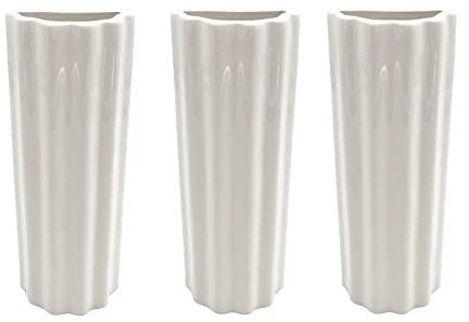 ADOB, Set 3 Stück Luftbefeuchter Wasserverdunster Heizung Heizkörper, aus Keramik weiss inkl. Befestigungshaken universalpassend, Wasserverdunster Wasserverdampfer, 91953