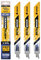 AMBOSS METAL SHOCK - 3x Säbelsägeblatt Länge 230 mm / 8 ZpZ - ideal für Abriss/Fahrzeugrettung/Aufbau/Demontage/Rohrleitungsbau - geeignet für Stahl (Rohre/Profile/Träger) sowie Gussrohre