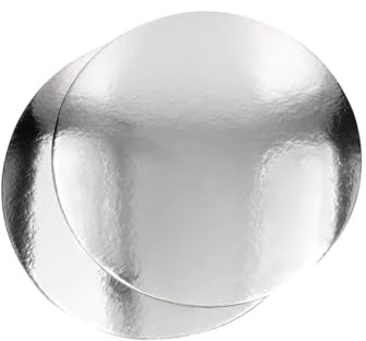 Pati-Versand Rund Tortenunterlage Silber, 20cm, 8 Stück