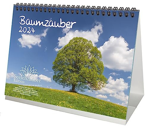 Baumzauber DIN A5 Tischkalender für 2024 Baum Bäume Wald Natur - Seelenzauber