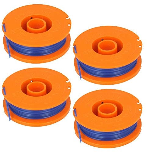 DAZZLEEX Lot de 4 bobines de Fil pour Tondeuse à Gazon pour Flymo Mini Trim Multi Trim 200 250 300 FLY020 5137651-90