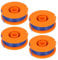 DAZZLEEX Lot de 4 bobines de Fil pour Tondeuse à Gazon pour Flymo Mini Trim Multi Trim 200 250 300 FLY020 5137651-90