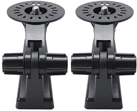 reamhome 2X Wand Halterung Cam Lagerung Ständer Halter 180 Grad Einstellbar Für Wolke Kamera 291 Serie WiFi Haus Überwachungs Kamera (Shwarz)