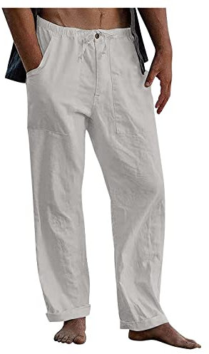 KONG JIMFAN Sport Hose Herren Sports Fitnesshose Gym Herren Trainingshose Jogginghose Schwarz Laufhose Herren Jogginghose Extra Lang Herren Mens Pants Working Sport Handschuhe Gym(Grau,4XL)