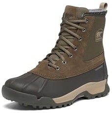 SOREL Men's Buxton Lite Boots Waterproof Snow, Major/Jet, 9