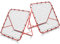 Amazing Tour 2PCS Football Rebounder Football Net Practise Red Football Training Soccer-Door Target Net Goal Gate for Children and Kids Portable