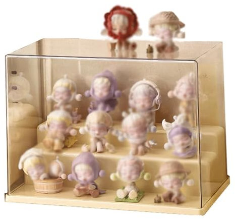 Acryl-Vitrine, Transparente Display-Aufbewahrungsbox, Arbeitsplatte, Vitrine, Staubdichter Schutz, Vitrine for Minifiguren, Modellautos, Blöcke, Actionfiguren, Sammlerstücke ( Size : B )