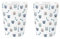 Cats Egg Cups Set - Presents for Cat Lovers - Pack of 2 Ceramic Egg Cups/Holders Kitchenware/Shot Glasses Drinkware Boxed Gift