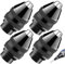 4 Pcs 4486 Mandrino Trapano Accessori per Dremel 1/32 1/8 Mandrino per Avvitatore Autoserrante Adattatore Trapano Attrezzi Mandrino Ricambio per Dremel 4000,400,3000,398,395,300,200,285,8200,800