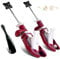 Shoe Stretcher for Men Women Thick Wide Feet, 6-Way Shoe Tree Expander Adjustable Length Width & Height, Sneakers Widener Spin Loosen Toe Box, Heel & High Instep (Red for Women's Size UK 2.5-7)