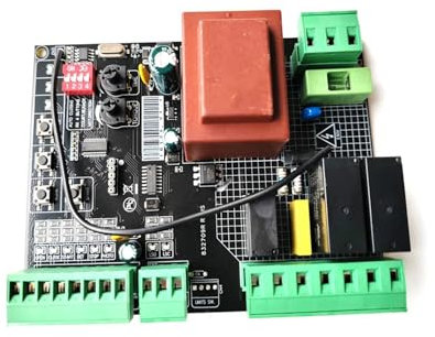 Abridor de puerta de garaje, Placa de circuito controlador de repuesto for Motor de puerta, placa de tarjeta electrónica for abridor de puerta corredera, modelo de 110V o 220V CA Se adapta a puertas v
