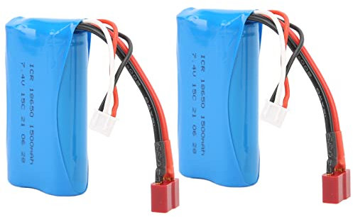 7,4 V 1500 MAh 15 C Lipo-Akku, Wiederaufladbarer Lithium-Akku für RC-Car-Boot-Fernbedienungsmodelle