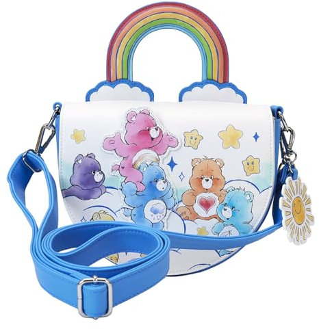 Loungefly Care Bears Rainbow Handle Crossbody Bag