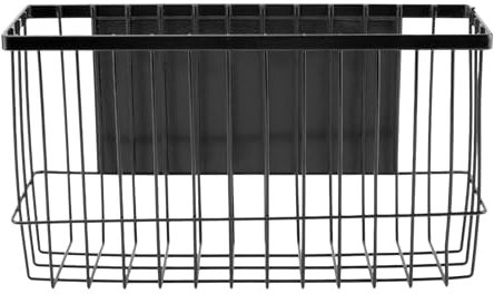 HKZTUY Magnetic Storage Basket, Magnetic Basket Organizer for Refrigerator, Magnetic Spice Rack for Refrigerator, Moveable Fridge Organizer for File Foil Plastic Food Wrap Spice Storage