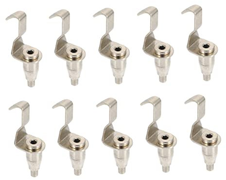 KITANDOVE 10er-pack Haken Aus Zinklegierung – Bilderaufhänger Aus Drahtseil Für Einfache Installation Dekoration Und Verwendung