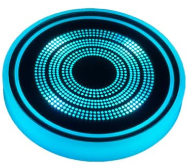 Doiyislem LED-Auto-Getränkehalter-Einsatz, beleuchteter Auto-Getränkeuntersetzer,USB-Auto-Untersetzer mit LED-Licht | Intelligenter Sensor-Fahrzeug-Getränkehalter-Einsatz-Untersetzer mit wechselnden