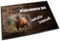 Unikatolo Fußmatte Hirsch mit Name personalisiert - rustikaler Abtreter für Flur & Eingangsbereich, Türeingang, Willkommen, Einzug, zum Geburtstag für Jäger Weidmannsheil (Hirsch-1, 60x40cm)