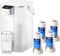 Waterdrop Instant Electric Water Filter Jug with 4 3-Months Filter, 3.5L Countertop Water Filter System, Reduces Chlorine, Lead, Mercury, Reduce PFAS, PFOA/PFOS, 757 Litres, White (4 Filter Included)