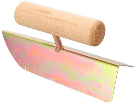 Hemobllo Truelle Angle Intérieur Et Extérieur Manche Bois Outil Plâtrier Finition Pour Enduit Ciment Et Plâtre Spatule Robuste Légère Pour Peinture Murale
