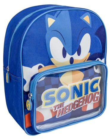 CERDÁ LIFE'S LITTLE MOMENTS Zaino 3D Sonic per Bambini mit Schienale Imbottito und Spallacci Regolabili - Zainetto mit Ufficiale Sonic, ideal für Asilo, Scuola und Tempo Libero
