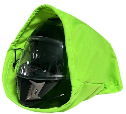 SiSinkal Motorradhelm-Aufbewahrungstasche, Schutzhülle mit Kordelzug, wasserdicht, Oxford-Stoff, Staubschutz für Motorrad, Radfahren, Skifahren, Hockey, Sport (grau)